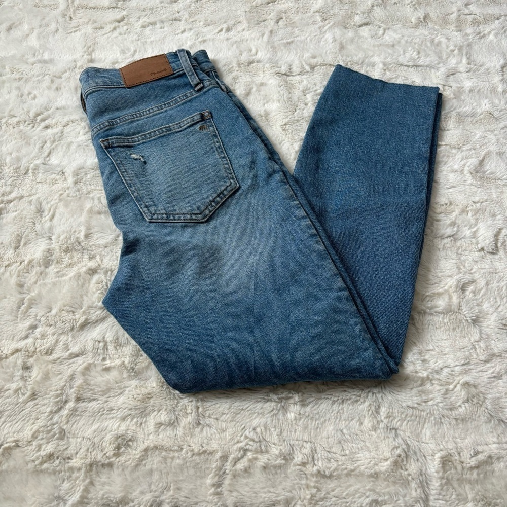 Madewell Women's Size 25 Blue Distressed The Perfect Vintage Jeans